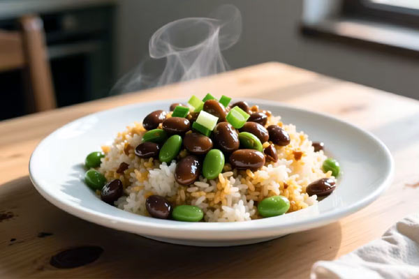 Hunan Rice with Preserved Veg